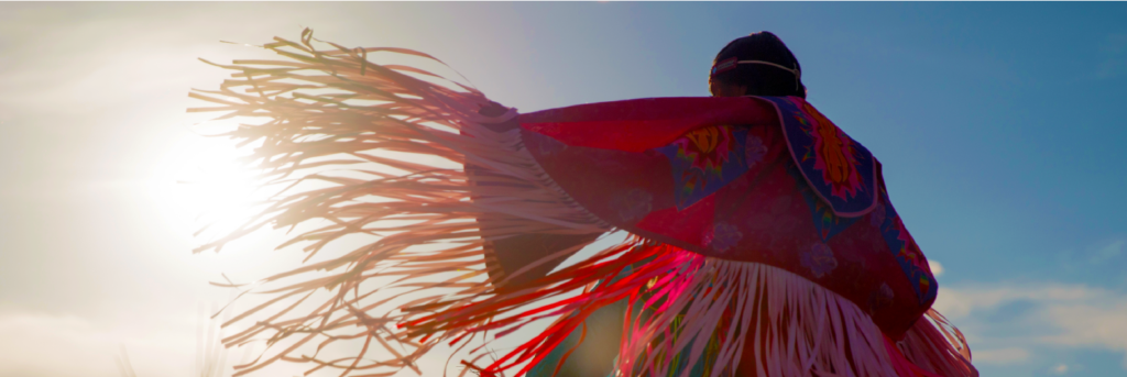 Native American shawl dancer